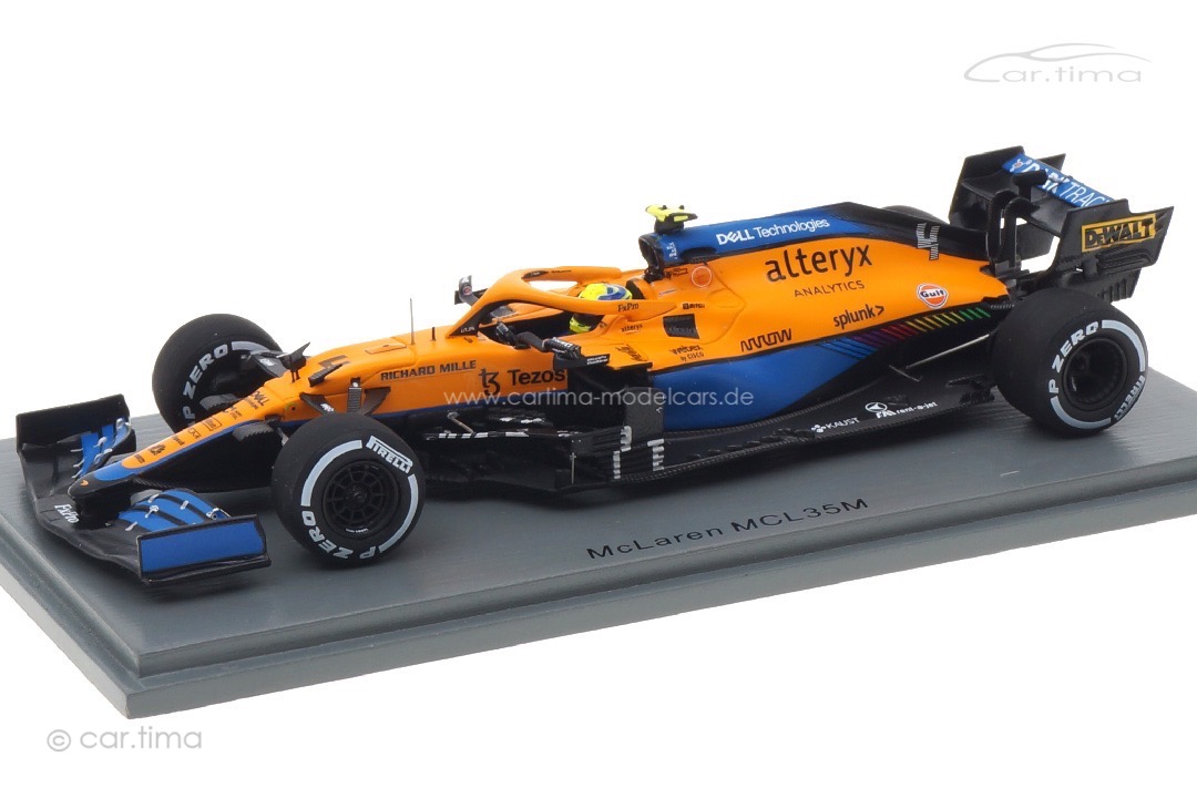 McLaren MCL35M GP Italien 2021 Lando Norris/pit board Spark 1:43 S7690