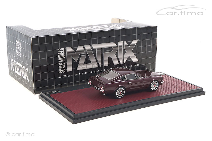 Ford Mustang Fastback Shorty 1964 rot met. Matrix 1:43 MX50603-011 Ford Mustang Fastback Shorty 1964 rot met. Matrix 1:43 MX50603-011