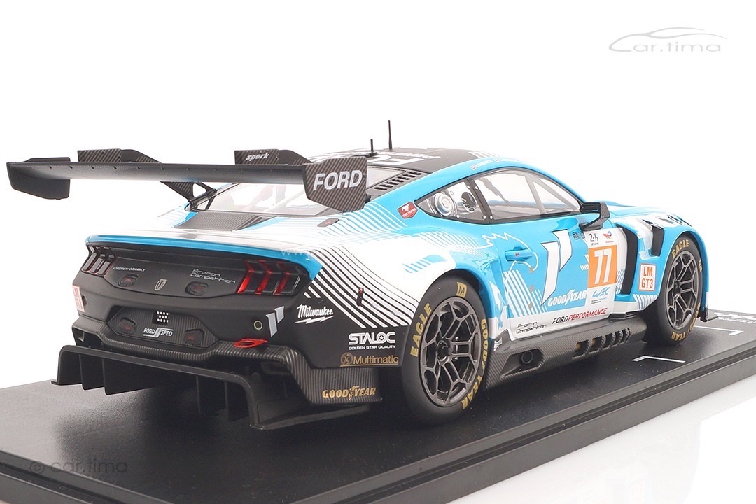 Ford Mustang GT3 24h Le Mans 2024 Barker/Hardwick/Robichon IXO 1:18 LEGTMUS-LM24077