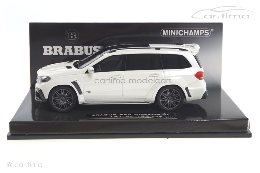 Brabus 850 Widestar XL Basis Mercedes-AMG GLS 63 weiß met. Minichamps 1:43 437037361