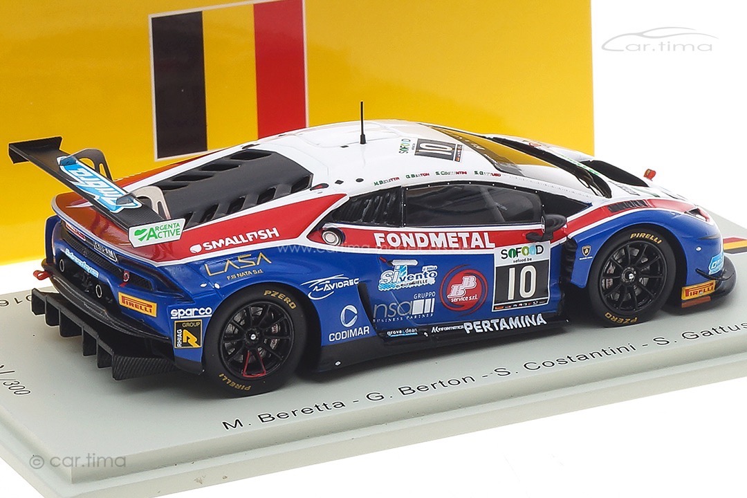 Lamborghini Huracán GT3 24h Spa 2016 Beretta/Berton/Costantini/Gattuso Spark 1:43 SB284 Lamborghini Huracán GT3 24h Spa 2016 Beretta/Berton/Costantini/Gattuso Spark 1:43 SB284