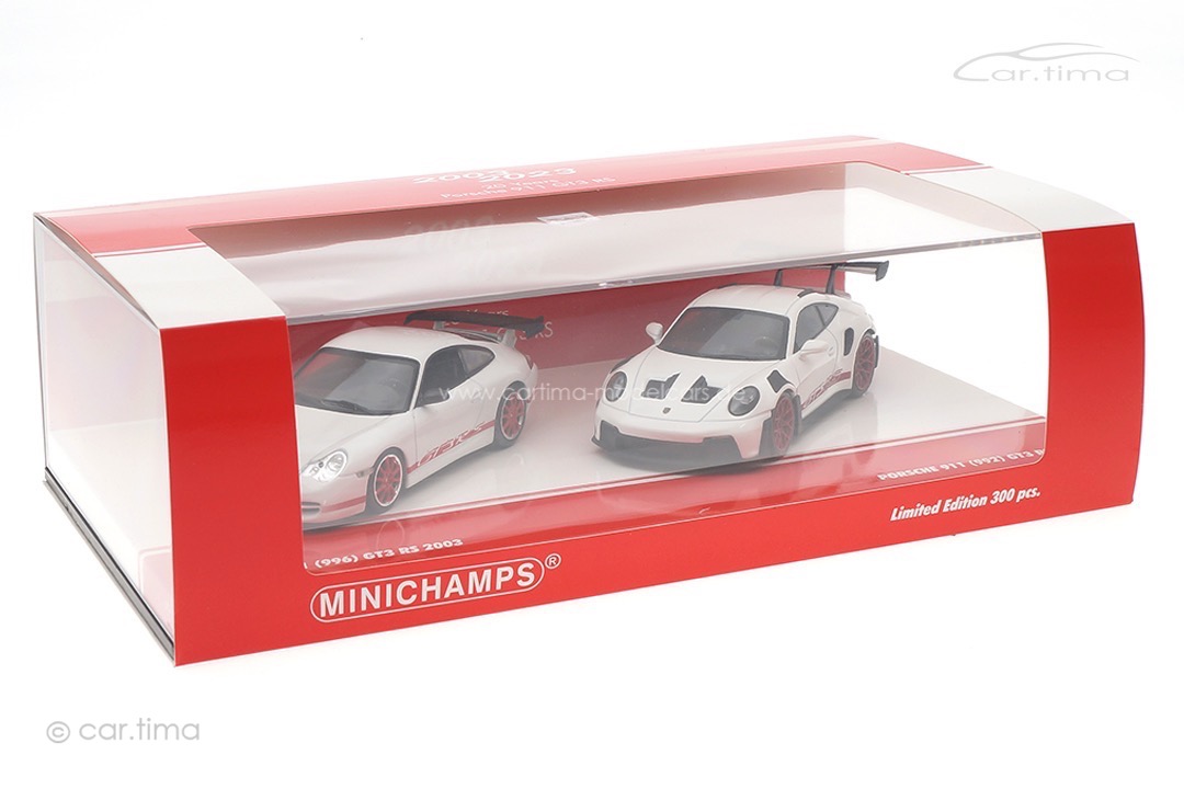 Set 20 Jahre Porsche 911 GT3 RS (996/992) Minichamps 1:43 413062190