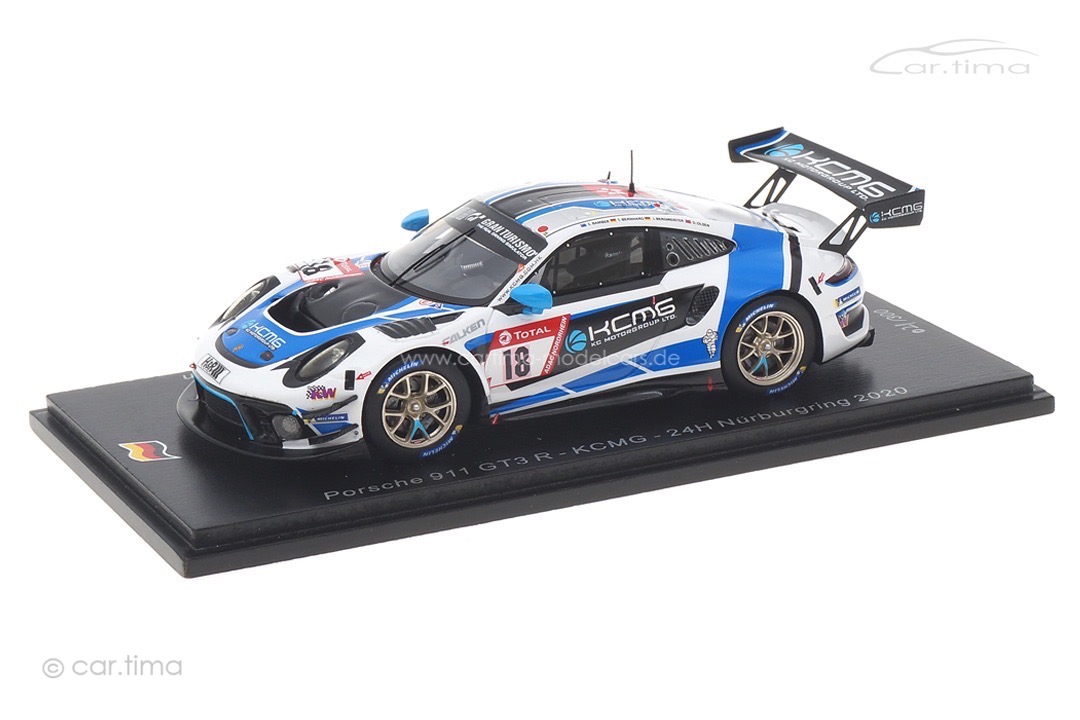 Porsche 911 GT3 R 24h Nürburgring 2020 Bamber/Bergmeister/Bernhard/Olsen Spark 1:43 SG692 Porsche 911 GT3 R 24h Nürburgring 2020 Bamber/Bergmeister/Bernhard/Olsen Spark 1:43 SG692