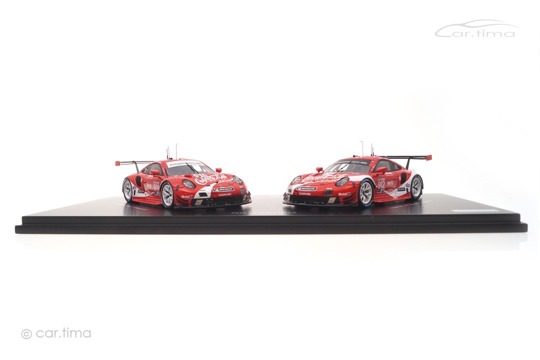 Set Porsche 911 RSR Coca-Cola Petit Le Mans 2019 Spark 1:43 WAP0209100NSET Set Porsche 911 RSR Coca-Cola Petit Le Mans 2019 Spark 1:43 WAP0209100NSET