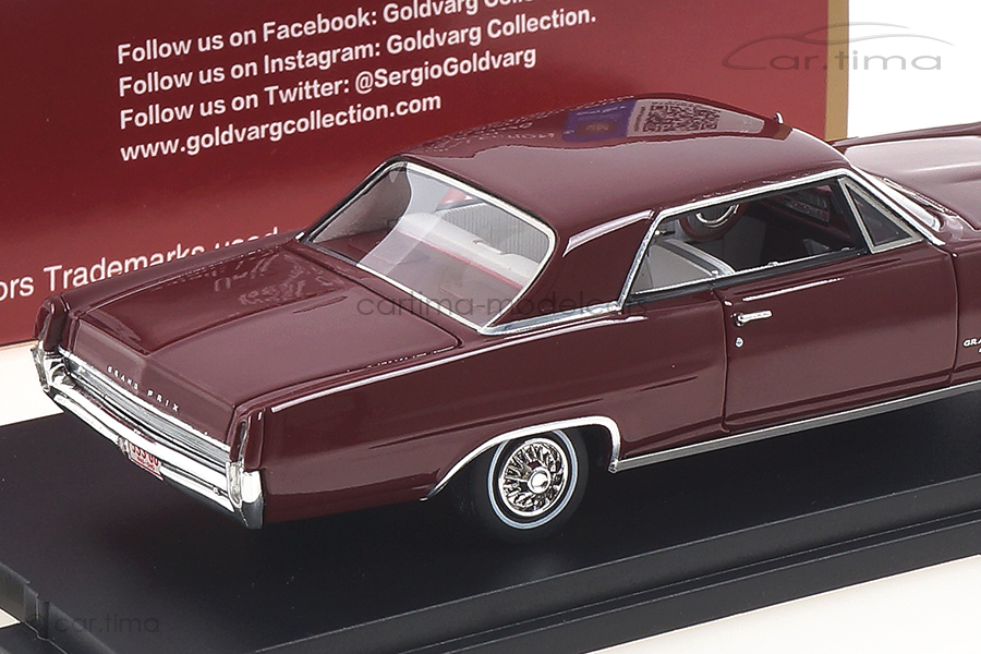 Pontiac Grand Prix Marimba Red 1964 Goldvarg 1:43 GC-015A Pontiac Grand Prix Marimba Red 1964 Goldvarg 1:43 GC-015A