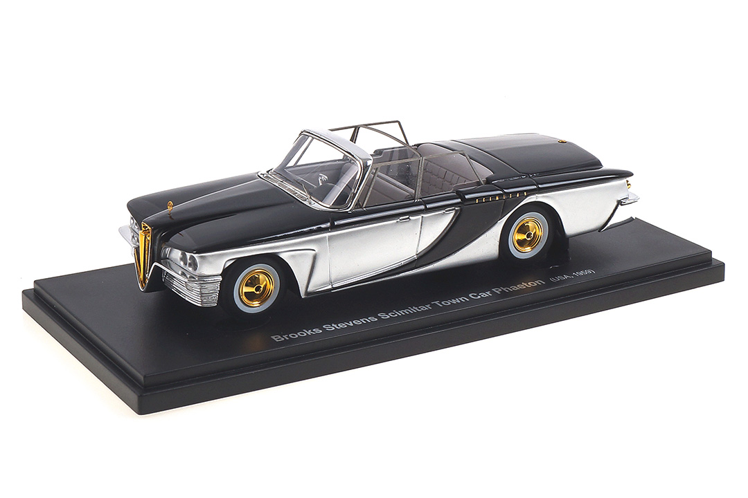 Brook Stevens Scimitar Town Car Phaeton silber/schwarz Avenue43 1:43 60060 Brook Stevens Scimitar Town Car Phaeton silber/schwarz Avenue43 1:43 60060