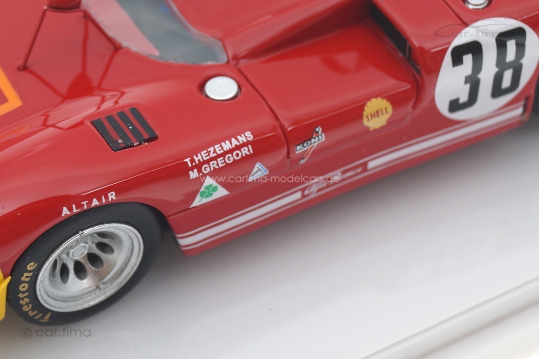 Alfa Romeo Tipo 33/3 1000 km Monza 1970 Galli/Stommelen TSM 1:43 TSM154312