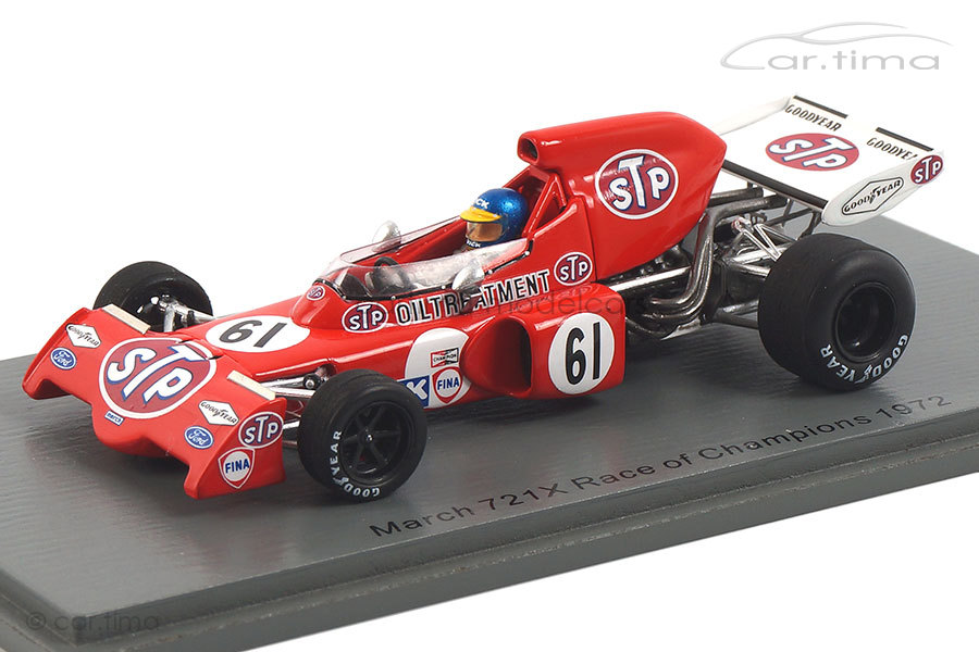 March 721X Race of Champions 1972 Ronnie Peterson Spark 1:43 S7166 March 721X Race of Champions 1972 Ronnie Peterson Spark 1:43 S7166