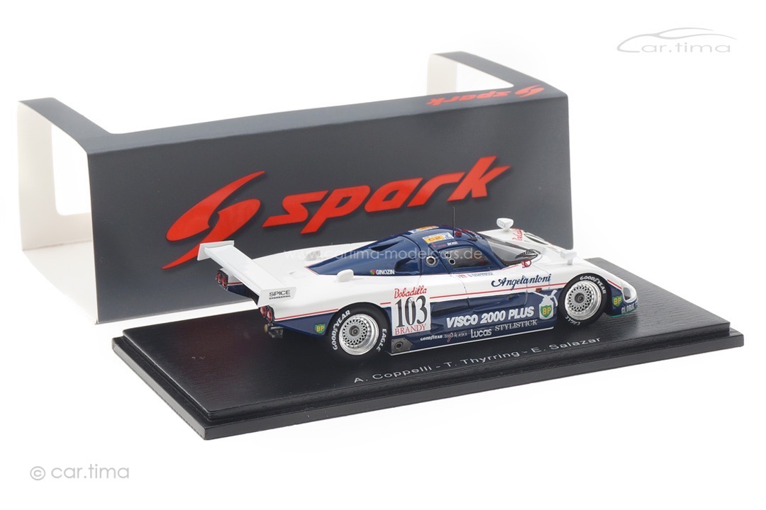 Spice SE 88C 24h Le Mans 1988 Coppelli/Salazar/Thyrring Spark 1:43 S4767 Spice SE 88C 24h Le Mans 1988 Coppelli/Salazar/Thyrring Spark 1:43 S4767