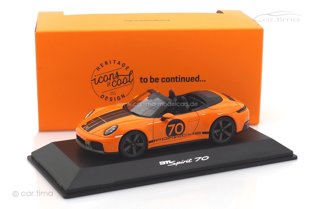 Porsche 911 (992) Carrera GTS Spirit 70 Signalorange Spark 1:43 WAP0200540SGTS