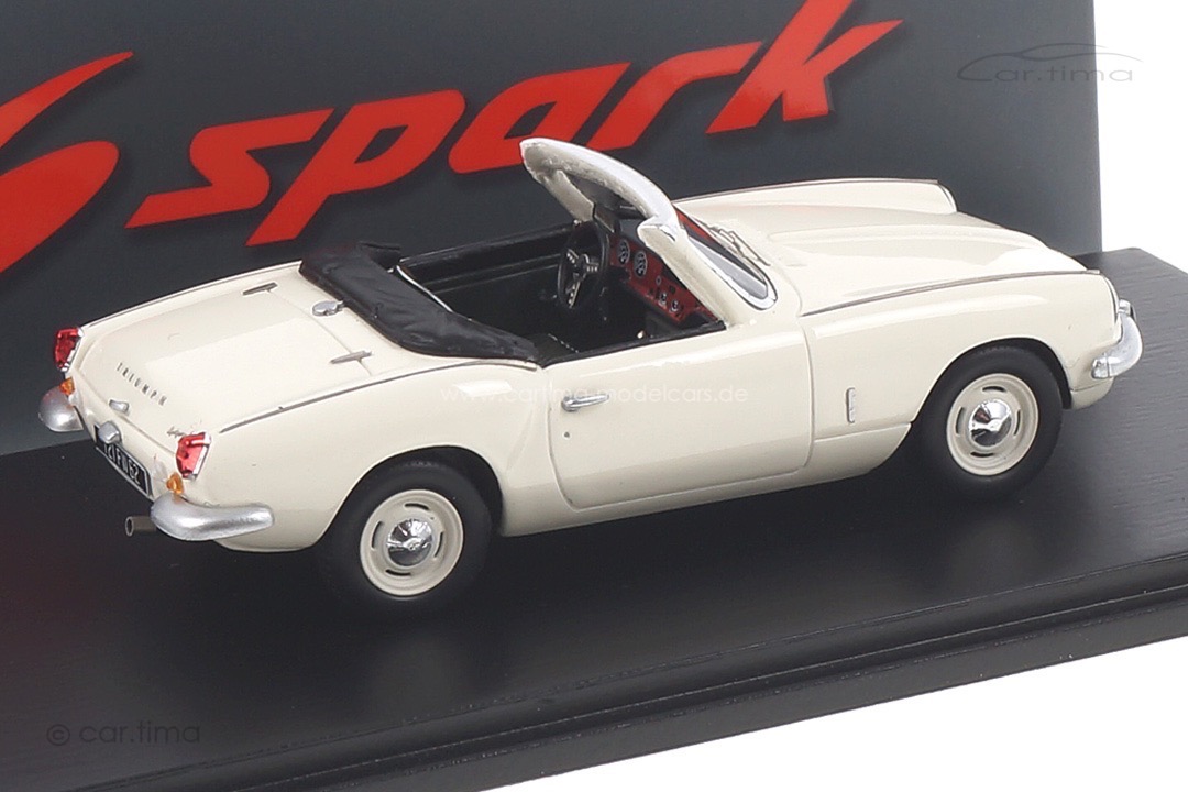Triumph Spitfire MK3 1967 weiß Spark 1:43 S2473 Triumph Spitfire MK3 1967 weiß Spark 1:43 S2473