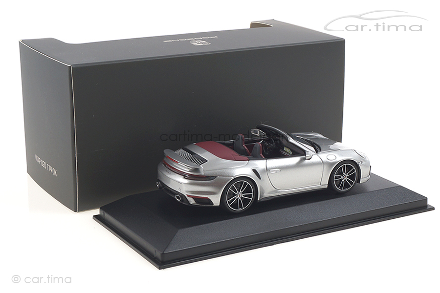 Porsche 911 (992) Turbo S Cabriolet GT-silber Minichamps 1:43 WAP0201790K