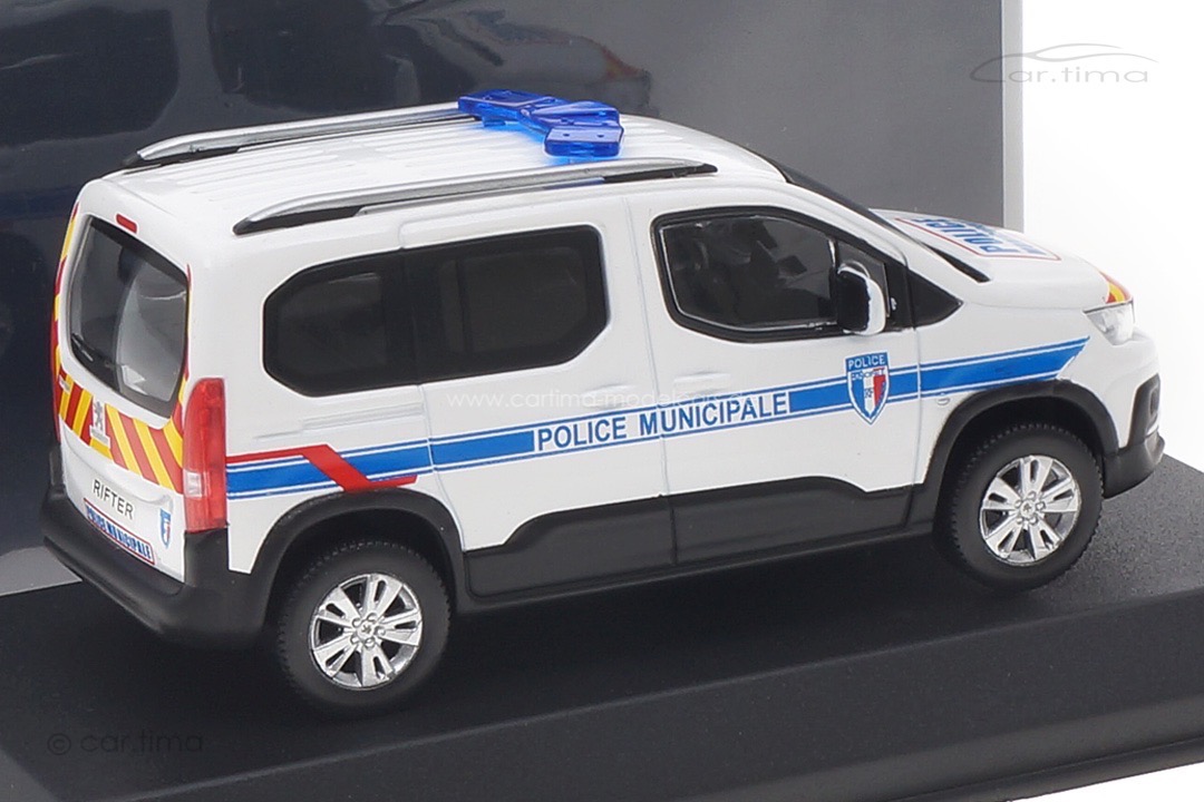 Peugeot Rifter 2019 Police Municipale weiß/rot/gelb Norev 1:43 479067