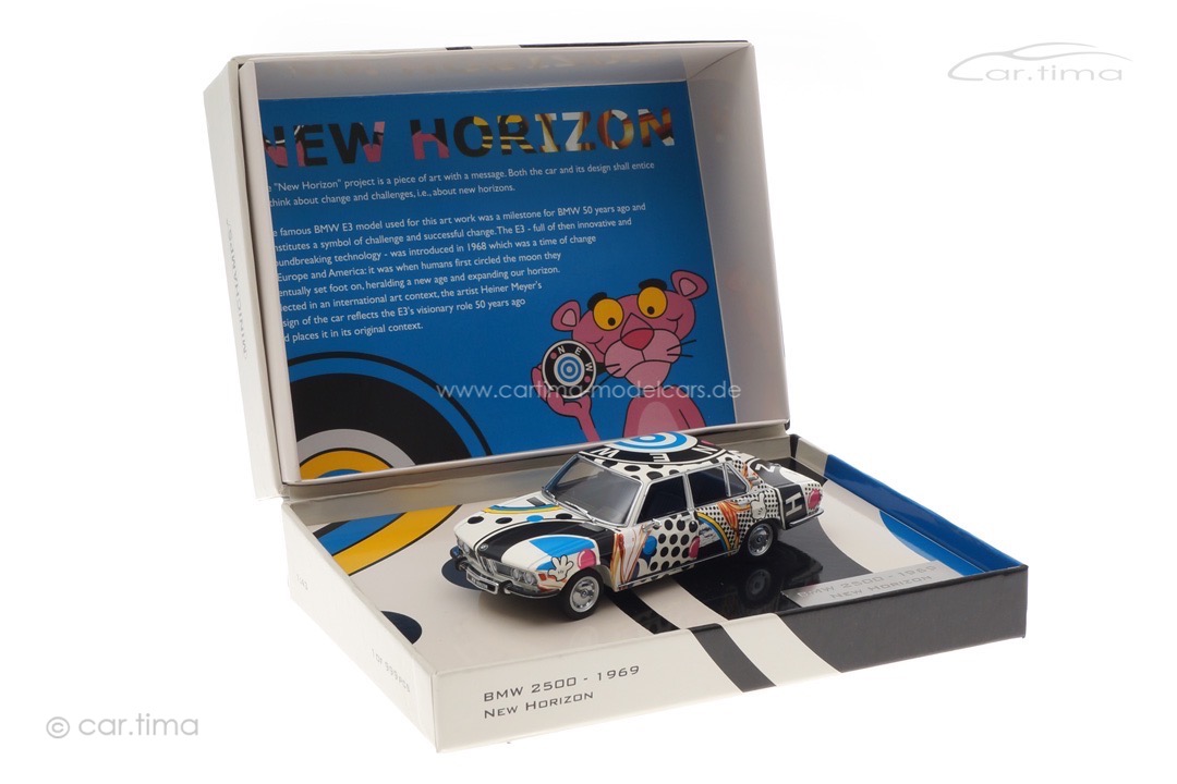 BMW 2500 (E3) 1969 New Horizon Pink Panther Minichamps 1:43 410029202 BMW 2500 (E3) 1969 New Horizon Pink Panther Minichamps 1:43 410029202