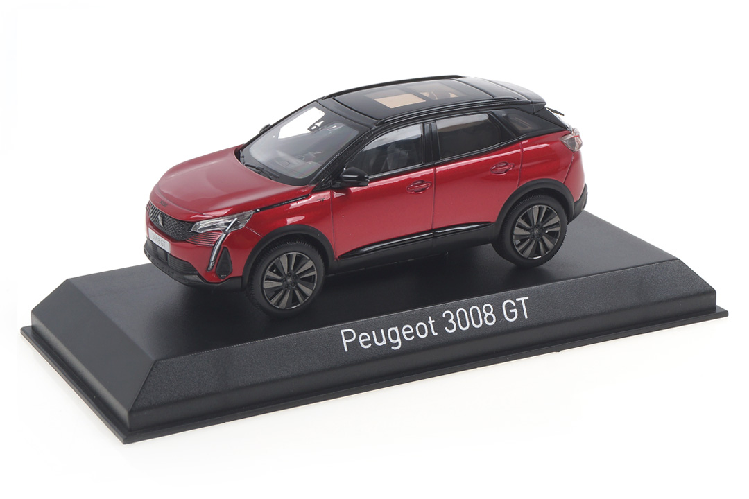 Peugeot 3008 GT 2020 Ultimate red/Black pack Norev 1:43 473922 Peugeot 3008 GT 2020 Ultimate red/Black pack Norev 1:43 473922