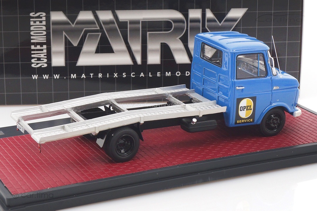 Opel Blitz Opel Service Transporter Matrix blau 1:43 MX51502-022