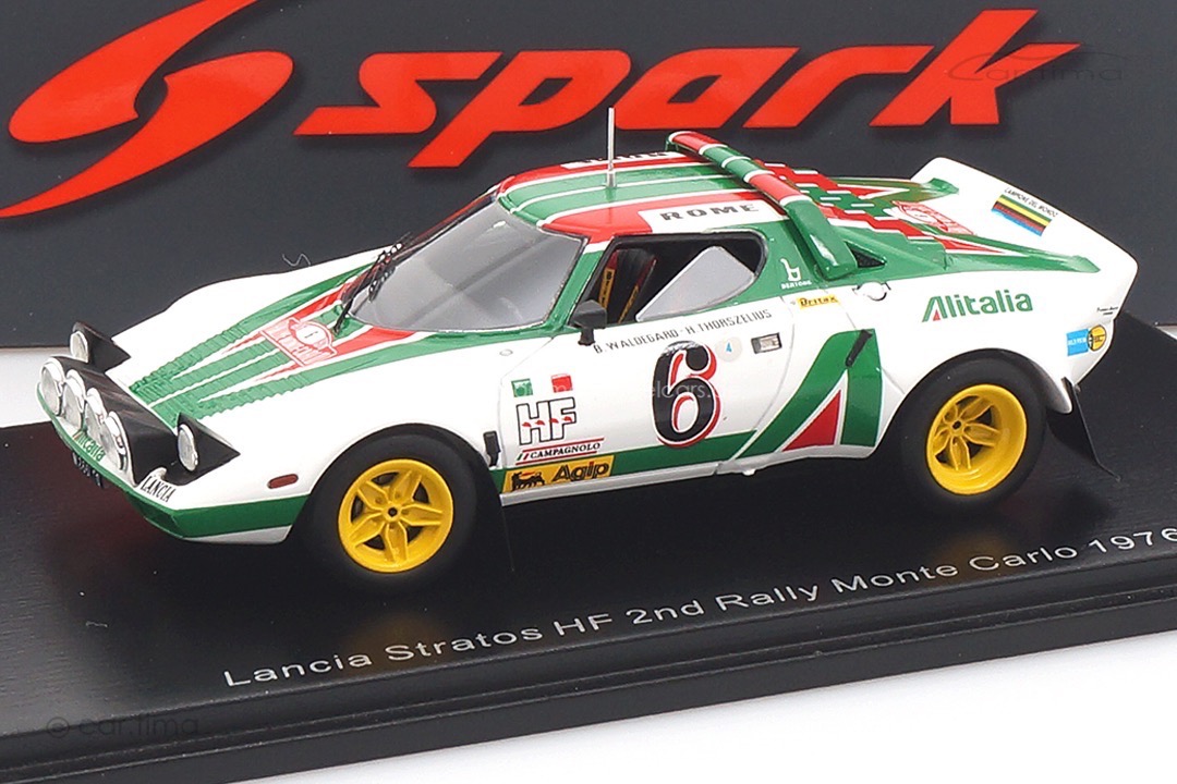Lancia Stratos HF Rally Monte Carlo 1976 Waldegard/Thorszelius Spark 1:43 S9083