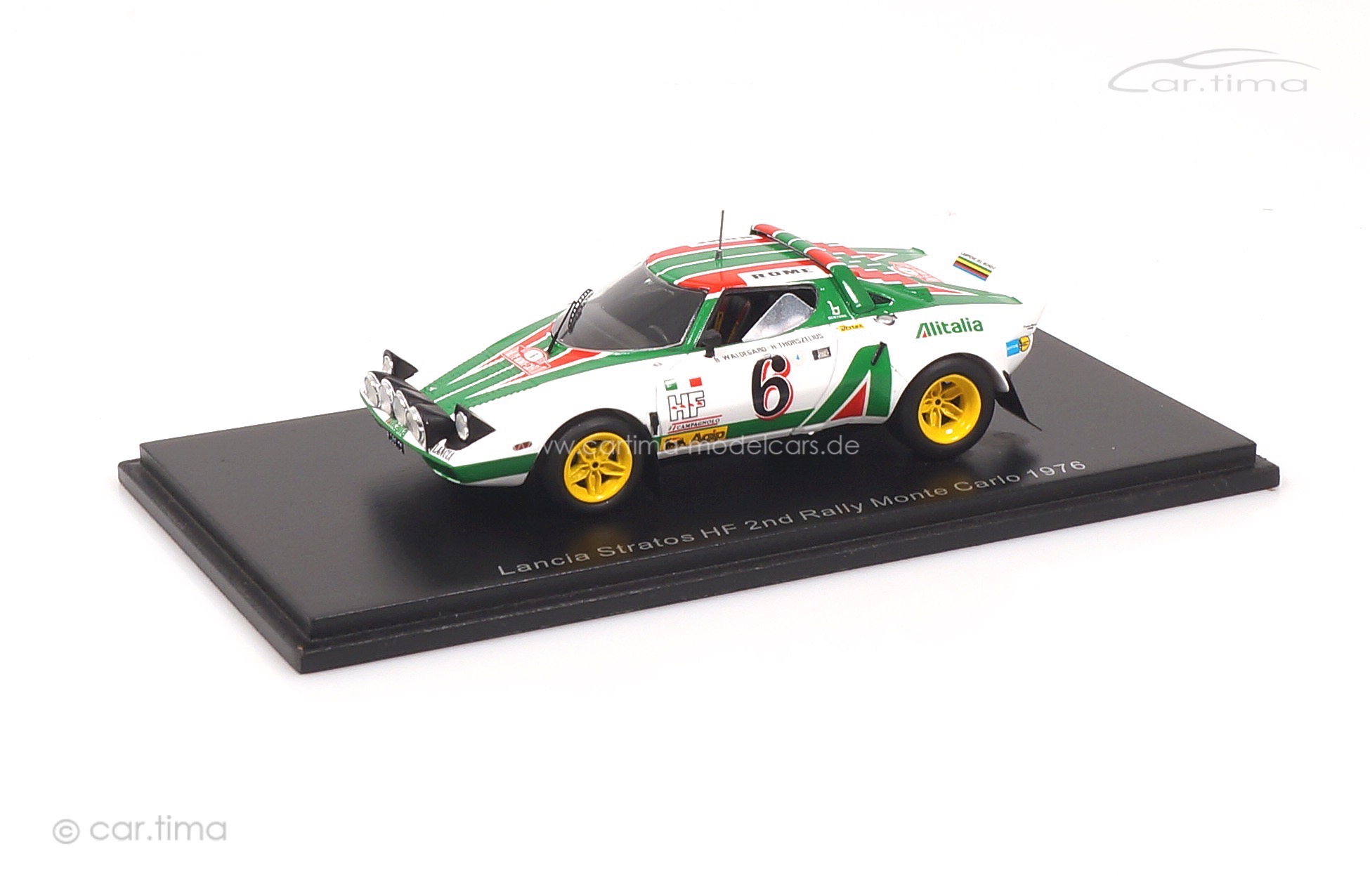 Lancia Stratos HF Rally Monte Carlo 1976 Waldegard/Thorszelius Spark 1:43 S9083