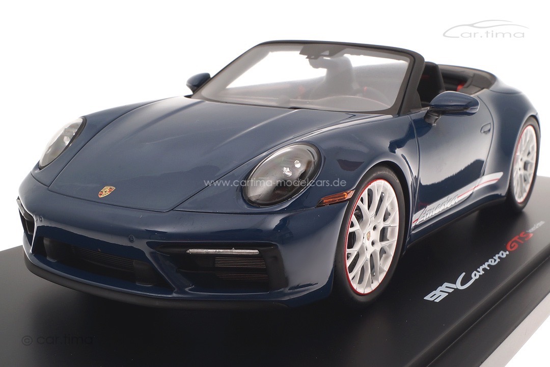 Porsche 911 (992) Carrera GTS Cabriolet Azurblau Spark 1:18 WAP0211060PGTA