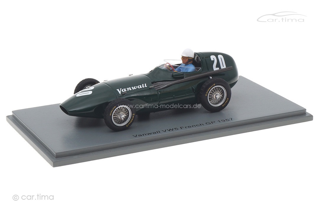 Vanwall VW5 GP Frankreich 1957 Roy Salvadori Spark 1:43 S7205 Vanwall VW5 GP Frankreich 1957 Roy Salvadori Spark 1:43 S7205