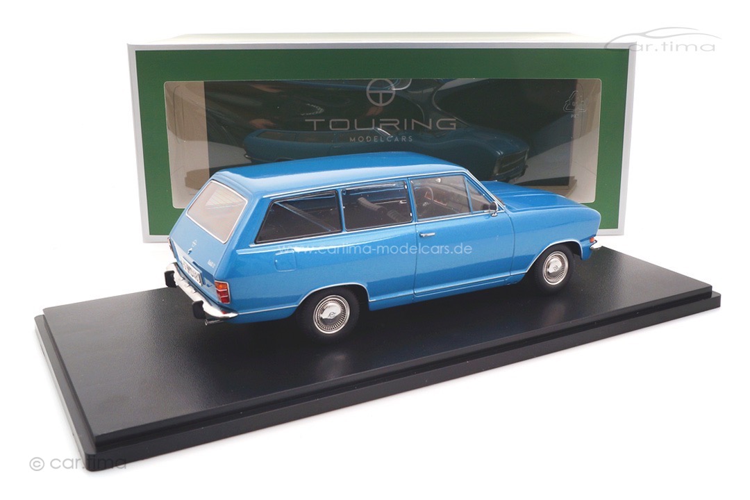 Opel Kadett B Caravan Sierra Monza Blue met. Touring 1:18 18048105