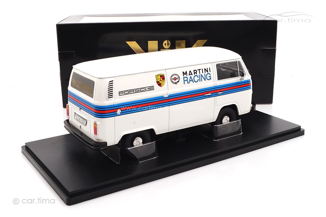 VW T2b Porsche Renndienst Martini Racing weiß KK Scale 1:18 KKDC181414