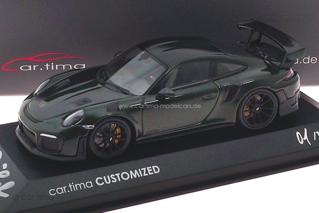 Porsche 911 (991 II) GT2 RS Originalsignatur Walter Röhrl Minichamps cartima CUSTOMIZED 1:43