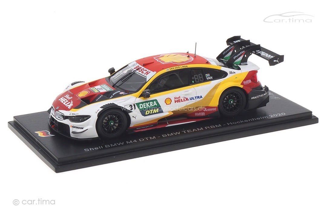 BMW M4 DTM Hockenheim 2020 Sheldon van der Linde Spark 1:43 SG666