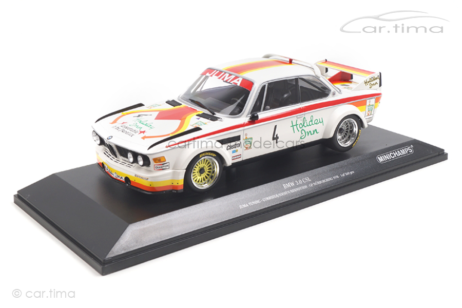 BMW 3.0 CSL GP Nürburgring 1976 Corbisier/Joosen/Berndtson Minichamps 1:18 155762504 BMW 3.0 CSL GP Nürburgring 1976 Corbisier/Joosen/Berndtson Minichamps 1:18 155762504