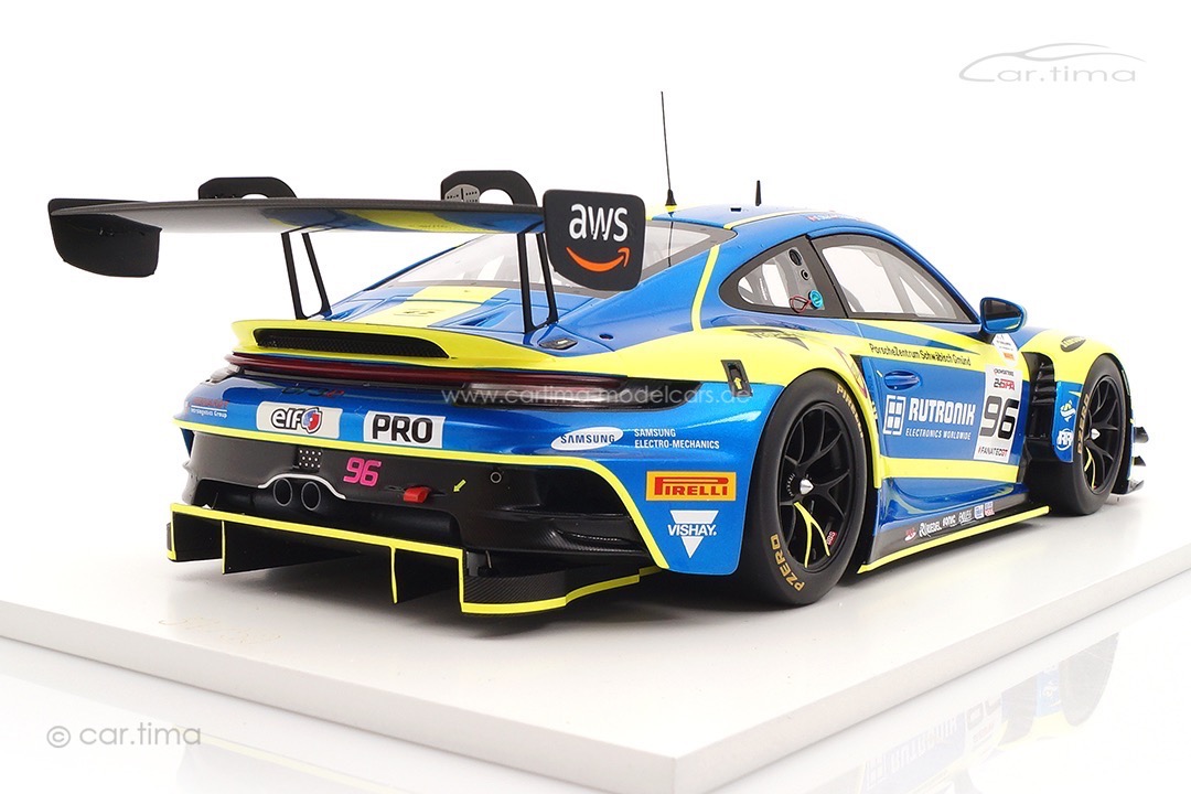 Porsche 911 (992) GT3 R 24h Spa 2023 Rutronik Racing Spark 1:18 FF034
