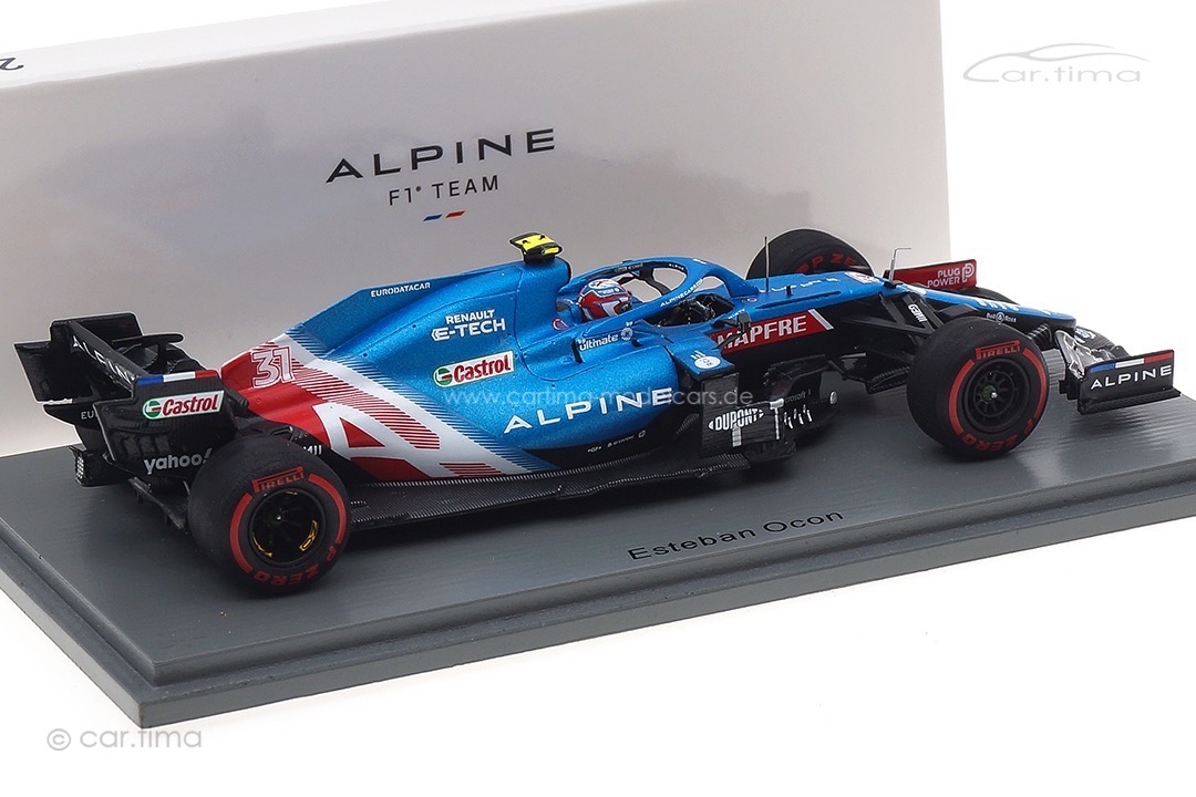 Alpine A521 GP Bahrain 2021 Esteban Ocon Spark 1:43 S7665 Alpine A521 GP Bahrain 2021 Esteban Ocon Spark 1:43 S7665