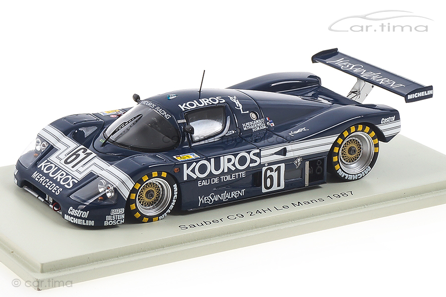 Sauber C9 24h Le Mans 1987 Okada/Pescarolo/Thackwell Spark 1:43 S1257 Sauber C9 24h Le Mans 1987 Okada/Pescarolo/Thackwell Spark 1:43 S1257
