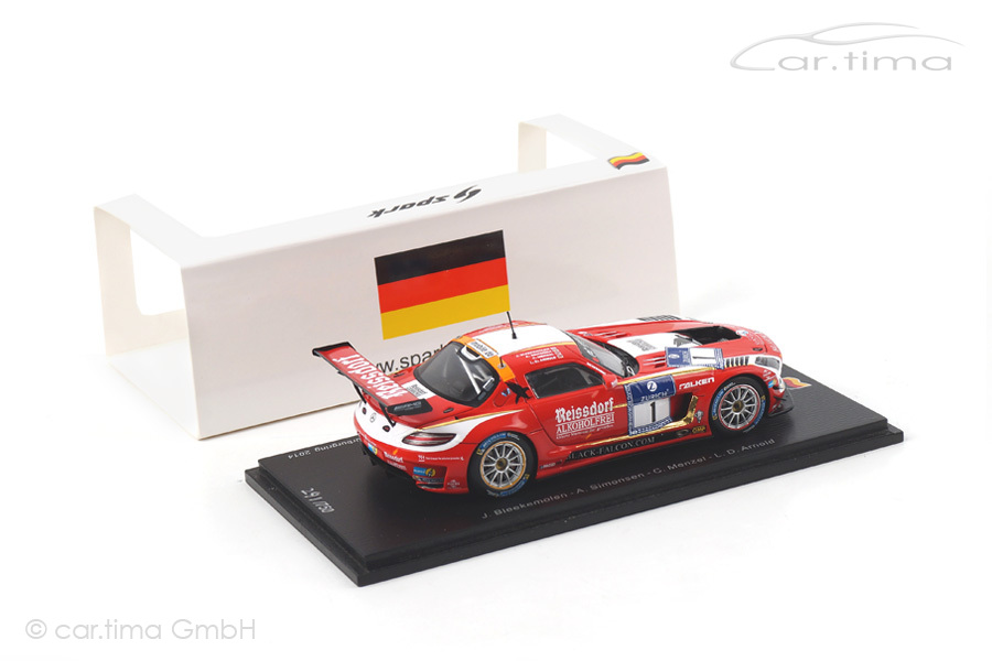 Mercedes-Benz SLS AMG GT3 24h Nürburgring 2014 Bleekemolen/Simonsen/Menzel Spark SG129