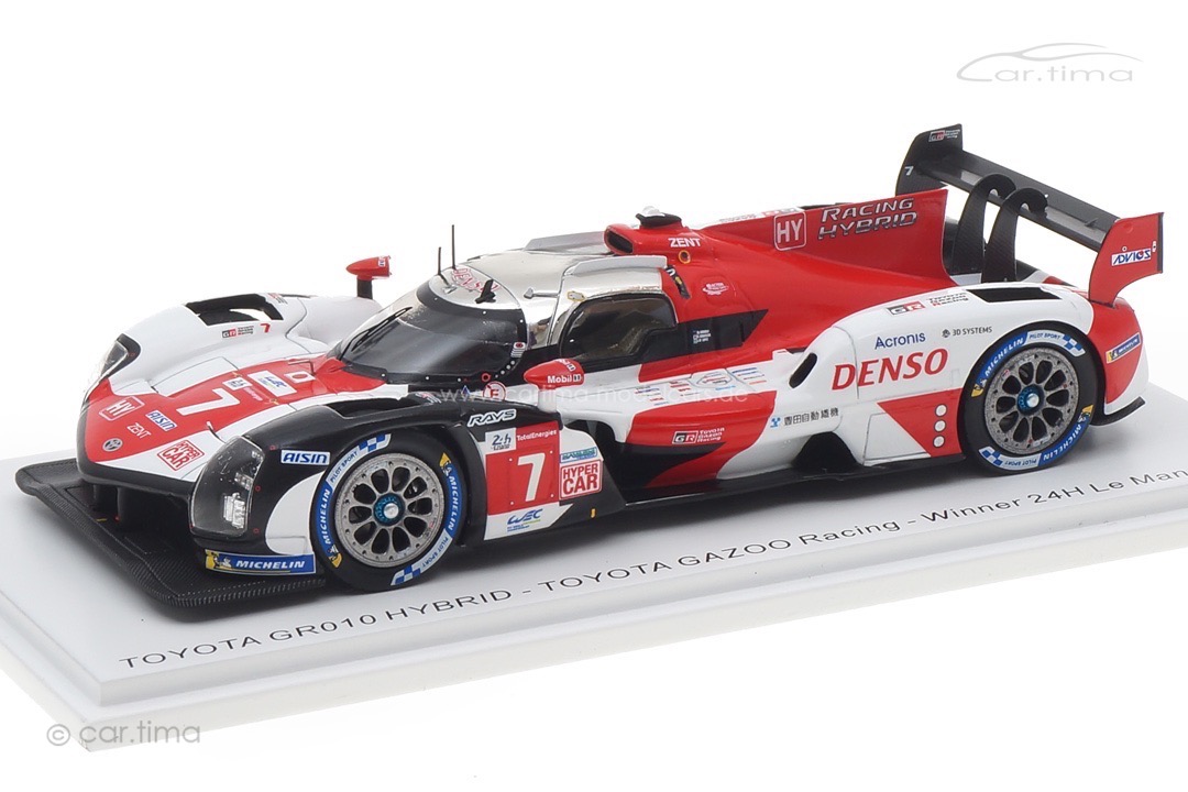 Toyota GR010 Hybrid Winner 24h Le Mans 2021 Conway/Kobayashi/Lòpez Spark 1:43 43LM21 Toyota GR010 Hybrid Winner 24h Le Mans 2021 Conway/Kobayashi/Lòpez Spark 1:43 43LM21