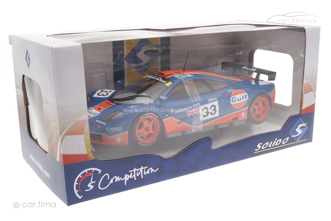 McLaren F1 GTR 24h Le Mans 1996 Bellm/Lehto/Weaver Solido 1:18 S1804101 McLaren F1 GTR 24h Le Mans 1996 Bellm/Lehto/Weaver Solido 1:18 S1804101