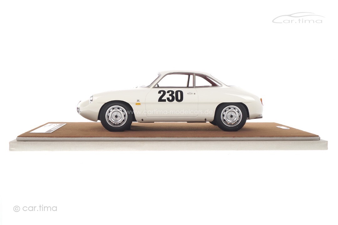 Alfa Romeo Giulietta SZ Schauinsland 1962 Toni Fischhaber Tecnomodel 1:18 TM18-42E Alfa Romeo Giulietta SZ Schauinsland 1962 Toni Fischhaber Tecnomodel 1:18 TM18-42E