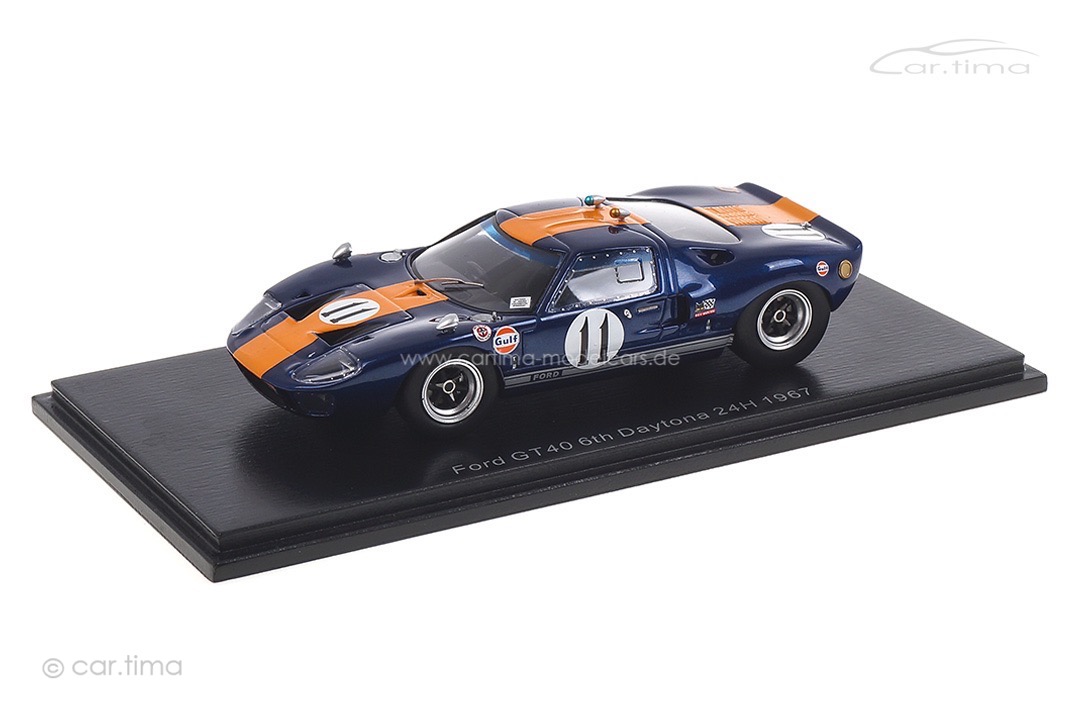 Ford GT40 6h Daytona 1967 Ickx/Thompson Spark 1:43 S4541 Ford GT40 6h Daytona 1967 Ickx/Thompson Spark 1:43 S4541