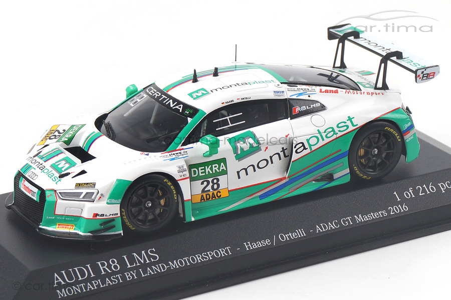 Audi R8 LMS GT Masters 2016 Haase/Ortelli Minichamps 1:43 437161198 Audi R8 LMS GT Masters 2016 Haase/Ortelli Minichamps 1:43 437161198