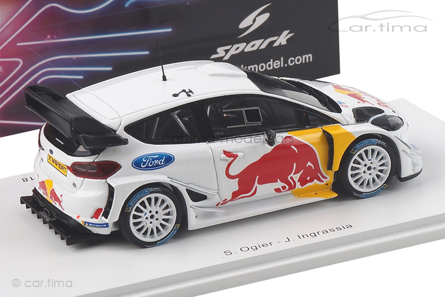 Ford Fiesta WRC Test Rallye Monte Carlo 2018 Ogier/Ingrassia Spark 1:43 S5172