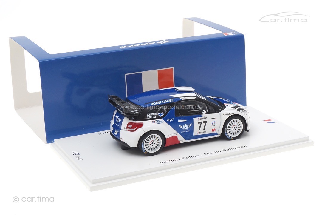 Citroën DS3 WRC Winner Rally Circuit Côte d' Azur 2019 Bottas/Salminen Spark 1:43 SF170 Citroën DS3 WRC Winner Rally Circuit Côte d' Azur 2019 Bottas/Salminen Spark 1:43 SF170