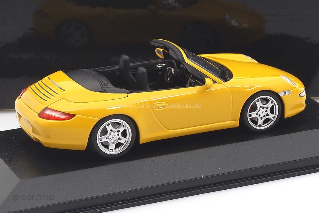 Porsche 911 (997) Carrera S Cabriolet Speedgelb Minichamps 1:43 400063031