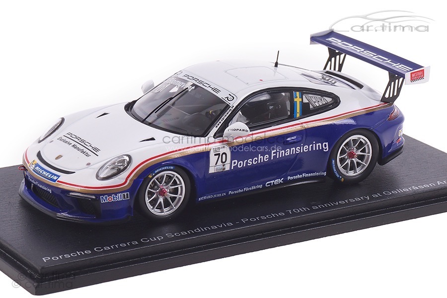 Porsche 911 GT3 Cup Carrera Cup Scandinavia 2018 Stig Blomqvist Spark 1:43 S4520