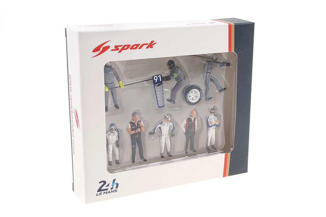 Figuren Set Porsche Team 24h Le Mans 2018 Spark 1:43 43AC012