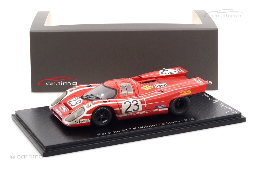 Porsche 917 K Winner 24h Le Mans 1970 Attwood/Herrmann car.tima FINISH LINE by Jochen Kieslich 1:43
