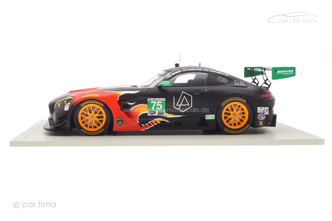 Mercedes-AMG GT3 Petit Le Mans 2017 Habul/von Moltke/Vautier Spark 1:18 18US006 Mercedes-AMG GT3 Petit Le Mans 2017 Habul/von Moltke/Vautier Spark 1:18 18US006