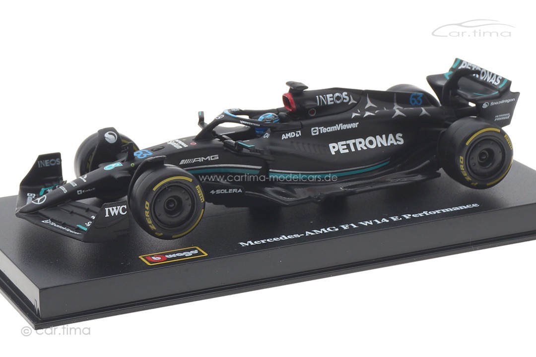 Mercedes-AMG Petronas F1W14 E Performance GP 2023 George Russell Bburago 1:43 18-38081RUS Mercedes-AMG Petronas F1W14 E Performance GP 2023 George Russell Bburago 1:43 18-38081RUS