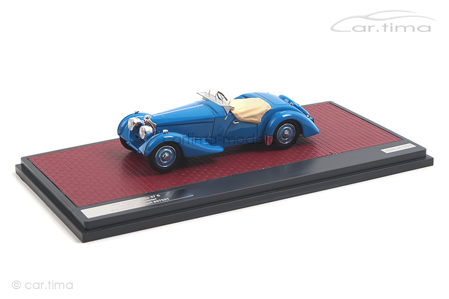 Bugatti T57S Corsica Roadster Malcolm Campbell 1937 Matrix 1:43 MX40205-092 Bugatti T57S Corsica Roadster Malcolm Campbell 1937 Matrix 1:43 MX40205-092