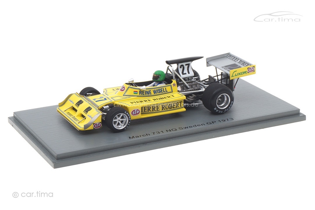Spark March 731 Nq #27 Reine Wisell Sweden Gp 1973 1/43 S5374