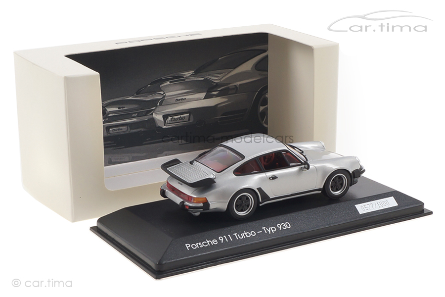 Porsche 911 (930) Turbo 3,3 silber Turbo History Collection Minichamps 1:43 433069011 Porsche 911 (930) Turbo 3,3 silber Turbo History Collection Minichamps 1:43 433069011