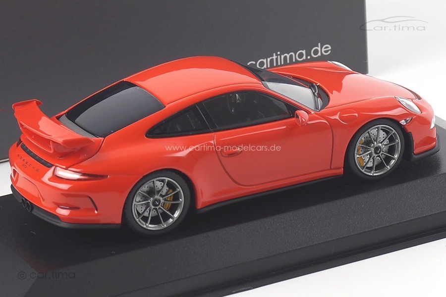 Porsche 911 (991) GT3 Lava orange Minichamps car.tima EXCLUSIVE 1:43 CA04316014